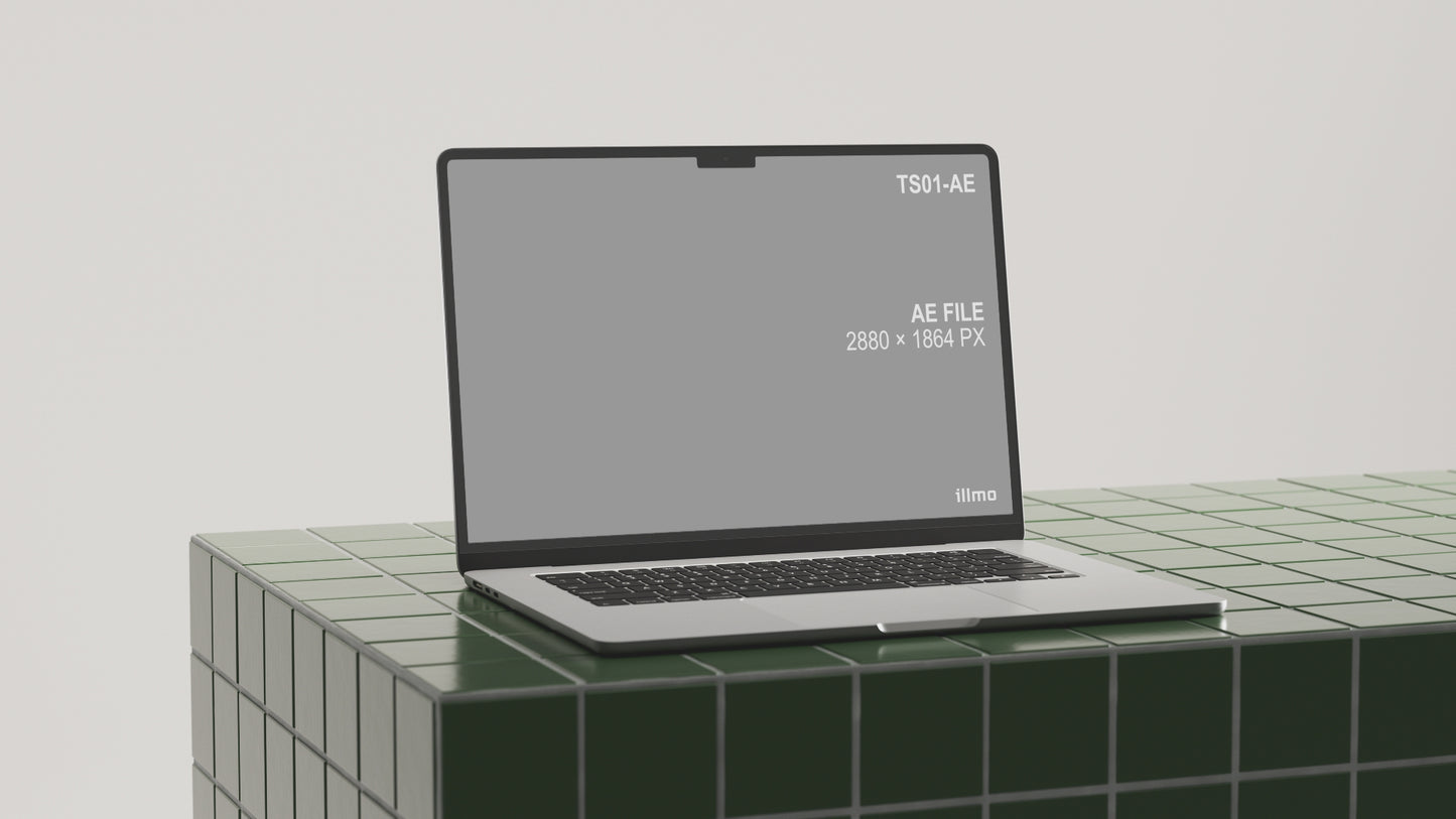 Laptop Mockup Tile Surface TS01-AE